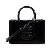 Tory Burch Svart Patent Finish Axelväska Black, Dam