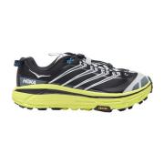 Hoka One One Stoppade Sneakers med Quicklace Stängning Black, Herr