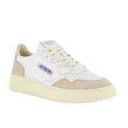 Autry Låga Mocka Damsneakers White, Dam