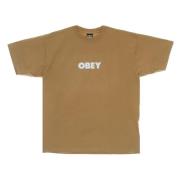 Obey Djärv Pigmentfärg Tee med Kaniner Brown, Herr