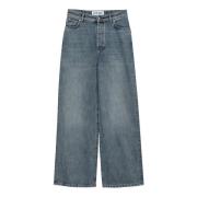 Loewe Regular Fit Denim Jeans Blue, Dam