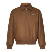 Lacoste Brun Aviator Jacka Brown, Herr