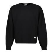 Saint Laurent Svart Bomullsweatshirt Höst-Vinter 2024 Black, Herr