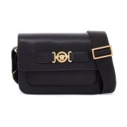 Versace Medusa Biggie Läder Messenger Väska Black, Herr