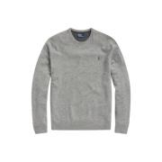 Ralph Lauren Långärmad Pullover för Män Gray, Herr