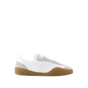 Acne Studios Vit/brun läder sneakers - Rund tå White, Herr