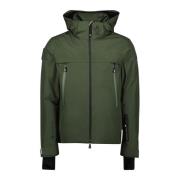 Moncler Grön Nylon Huva Jacka Green, Herr