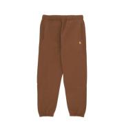 Carhartt Wip Tamarind Guld Sweatpants Tracksuit Elastisk Midja Brown, ...