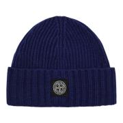 Stone Island Vikt Beanie Hat Blue, Unisex