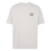 Drole de Monsieur Slogan T-shirt i Mastic Färg Beige, Herr