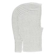 Antonelli Firenze Ivory ullblandad balaclava med paljetter Beige, Dam