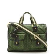 Louis Vuitton Vintage Pre-owned Canvas handvskor Green, Unisex