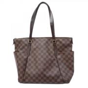 Louis Vuitton Vintage Pre-owned Tyg axelremsvskor Brown, Dam