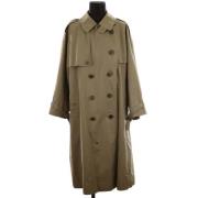 Burberry Vintage Pre-owned Polyester ytterklder Green, Dam