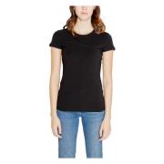 Armani Exchange Höst/Vinter Dam T-Shirts Kollektion Black, Dam