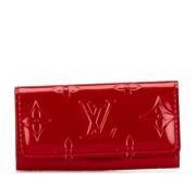 Louis Vuitton Vintage Pre-owned Laeder nyckelhllare Red, Dam