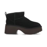 UGG Svarta Mocka Ankelboots Black, Dam