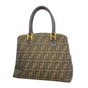 Fendi Vintage Pre-owned Canvas fendi-vskor Brown, Dam