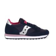 Saucony Navy Pink Jazz Sneakers Blue, Dam