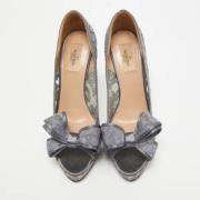 Valentino Vintage Pre-owned Spets klackskor Gray, Dam