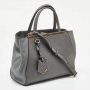 Fendi Vintage Pre-owned Laeder totevskor Gray, Dam