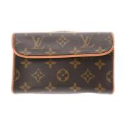 Louis Vuitton Vintage Pre-owned Tyg louis-vuitton-vskor Brown, Dam