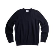 Nn07 Round-neck Knitwear Blue, Herr