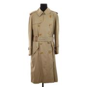 Burberry Vintage Pre-owned Polyester ytterklder Beige, Dam