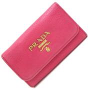 Prada Vintage Pre-owned Laeder nyckelhllare Pink, Dam