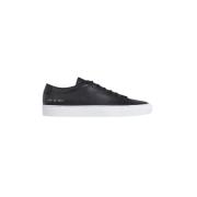 Common Projects Svart Låg Topp Sneaker Black, Herr