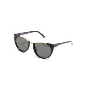 Linda Farrow Lfl136 C56Sun Sunglasses Black, Dam