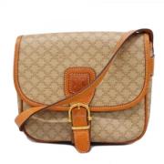 Celine Vintage Pre-owned Tyg axelremsvskor Brown, Dam