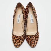 Jimmy Choo Pre-owned Pre-owned Tyg klackskor Brown, Dam