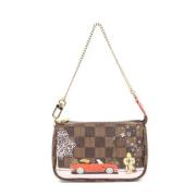 Louis Vuitton Vintage Pre-owned Tyg louis-vuitton-vskor Brown, Dam