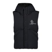 Moncler Svart Ärmlös Pufferjacka Baldy Black, Herr