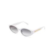 Linda Farrow Lfl1540 C2Sun Sunglasses White, Dam