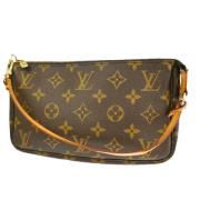 Louis Vuitton Vintage Pre-owned Canvas handvskor Brown, Dam