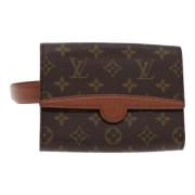 Louis Vuitton Vintage Pre-owned Canvas crossbodyvskor Brown, Dam