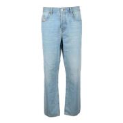 Diesel Bomull Canapa Blandning Jeans Blue, Herr