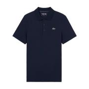 Lacoste Klassiskt Logotyp Golf Polo Skjorta Blue, Herr