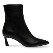 Steve Madden Platta skor i läder med sidoficka Black, Dam