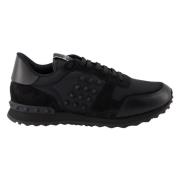 Valentino Garavani Svarta Rockrunner Sneakers Black, Herr