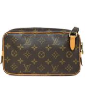 Louis Vuitton Vintage Pre-owned Canvas louis-vuitton-vskor Brown, Dam