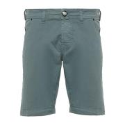 Jacob Cohën Stiliga Bermuda Shorts för Män Green, Herr