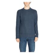 Calvin Klein Jeans Herrstickat Kollektion 100% Bomull Blue, Herr