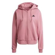 Adidas Future Icons 3 Ränder Hoodie Pink, Dam