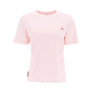 Autry Rundhalsad T-shirt Pink, Dam