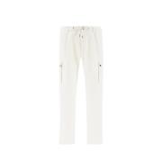 Herno Slim Fit Byxor White, Herr