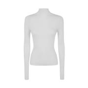 Twinset Snö Turtleneck Ulltröja White, Dam