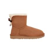 UGG Bruna Vinterstövlar med Bågdetalj Brown, Dam